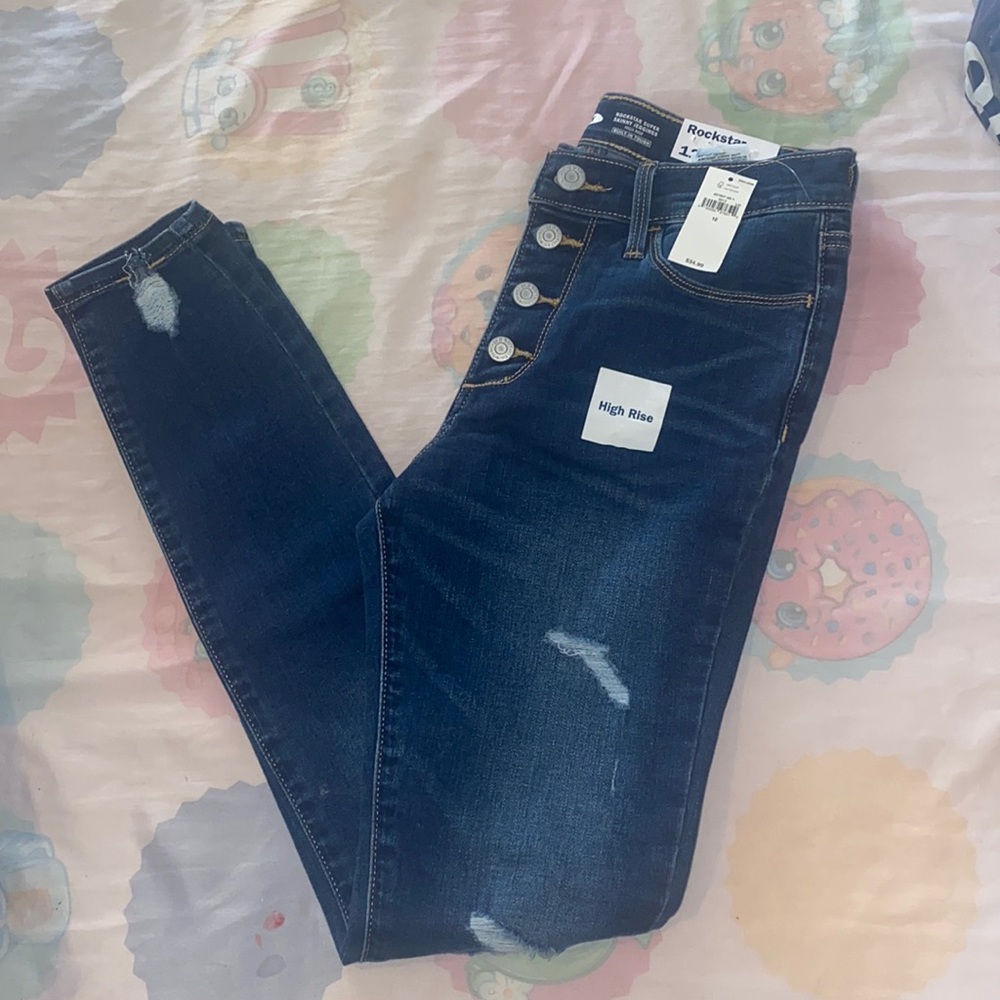 Old navy rockstar jeans girls size 12